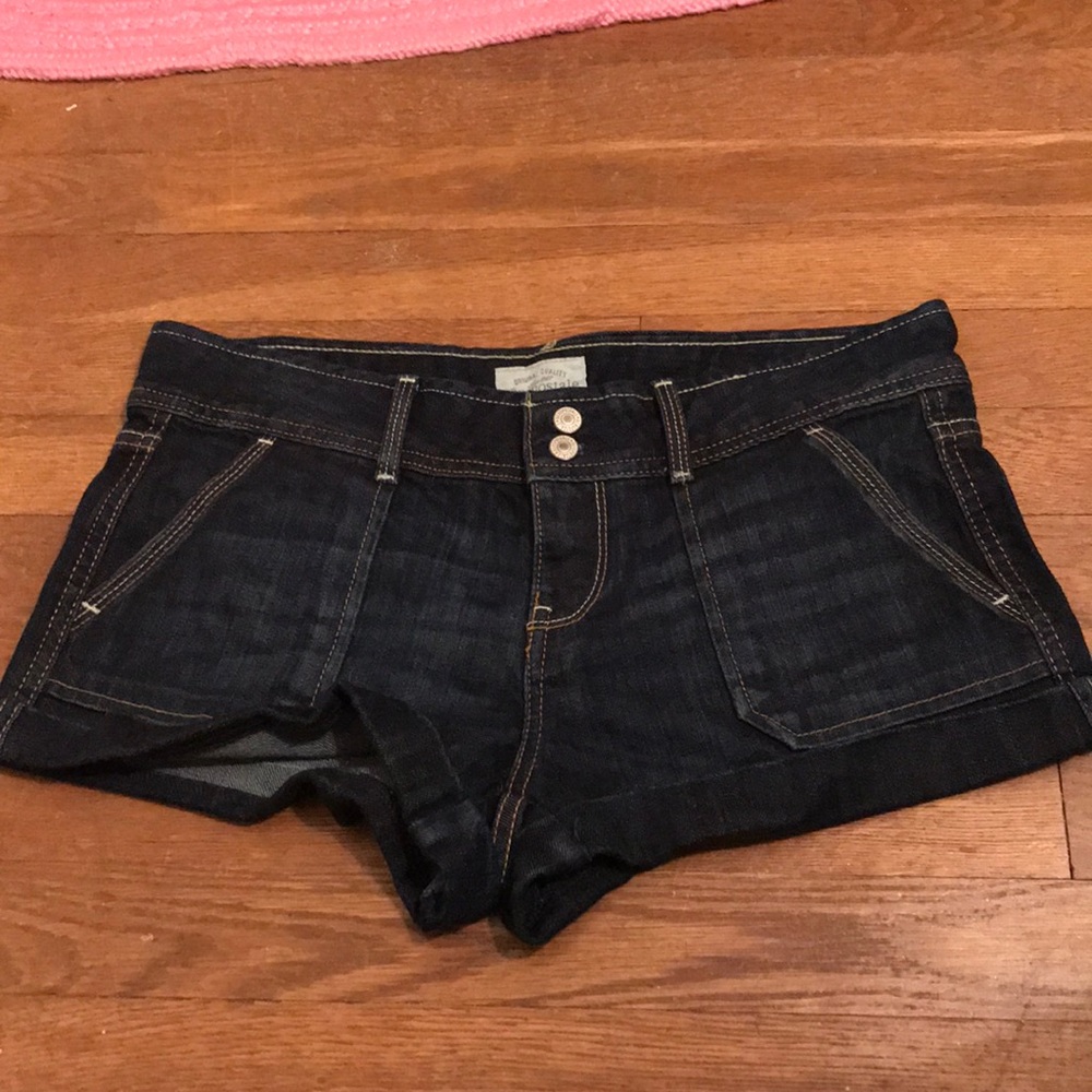 Dark Wash Jean Shorts